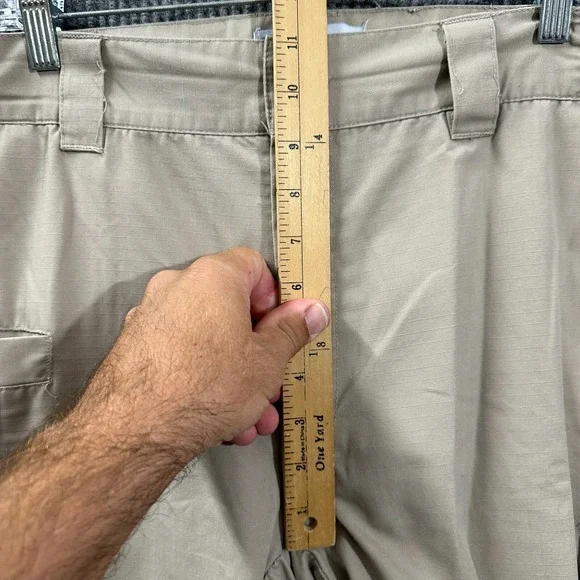 Galls Mens Cargo Pants Size 38x32 Beige Cotton Blend Utility Outdoor Mid Rise - Picture 5 of 12